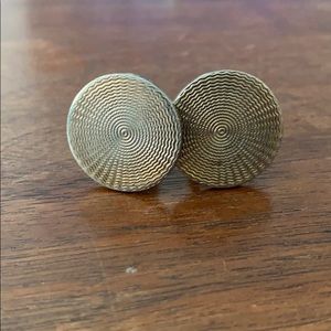 Gold-tone cufflinks